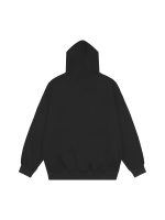Pentagram Letter Embroidered Hooded Sweatshirt