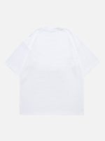 American West Coast Skull Vintage T-shirt Short Sleeve