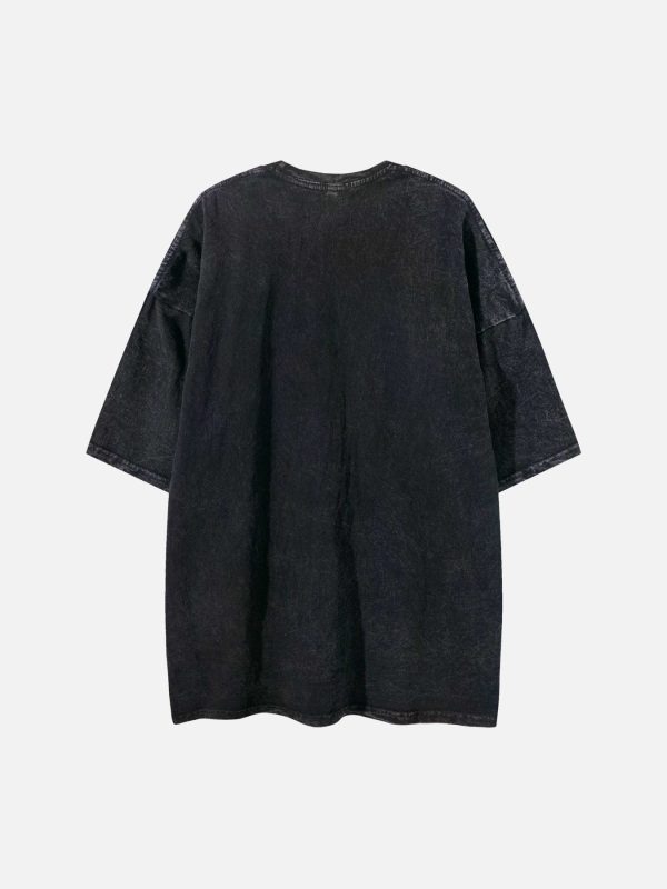 Doberman Print Washed T-shirt