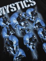 American West Coast Skull Vintage T-shirt Short Sleeve
