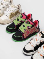 High Street Thick Bottom Board Shoes Couple Models -1591