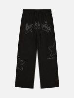 American Casual Suede Loose Pants