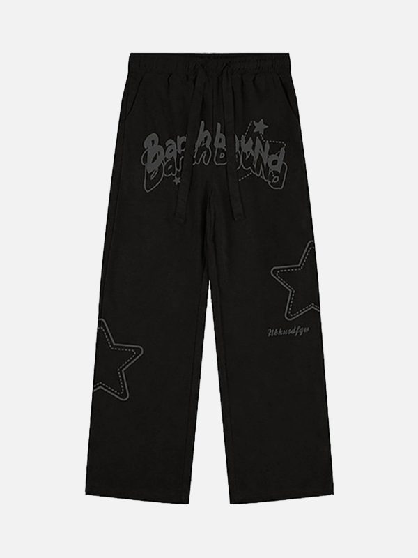 American Casual Suede Loose Pants