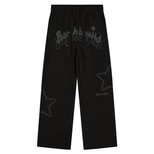 American Casual Suede Loose Pants