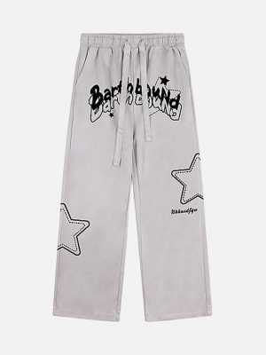 American Casual Suede Loose Pants
