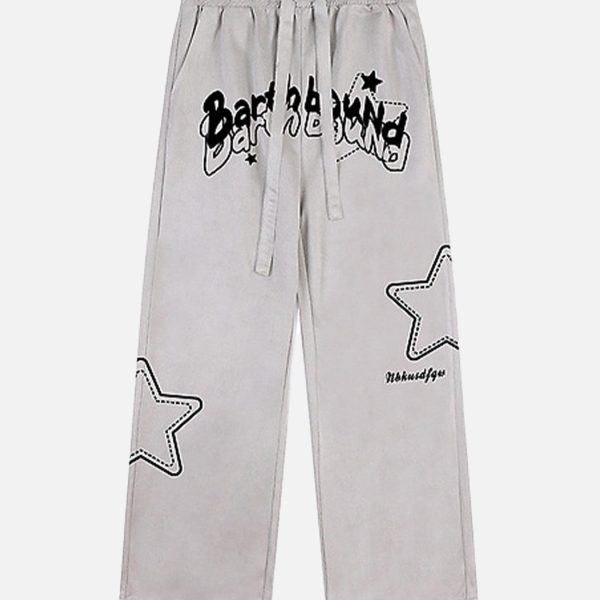 American Casual Suede Loose Pants