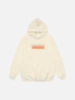 Sunset Letter Print Hooded Sweatshirt