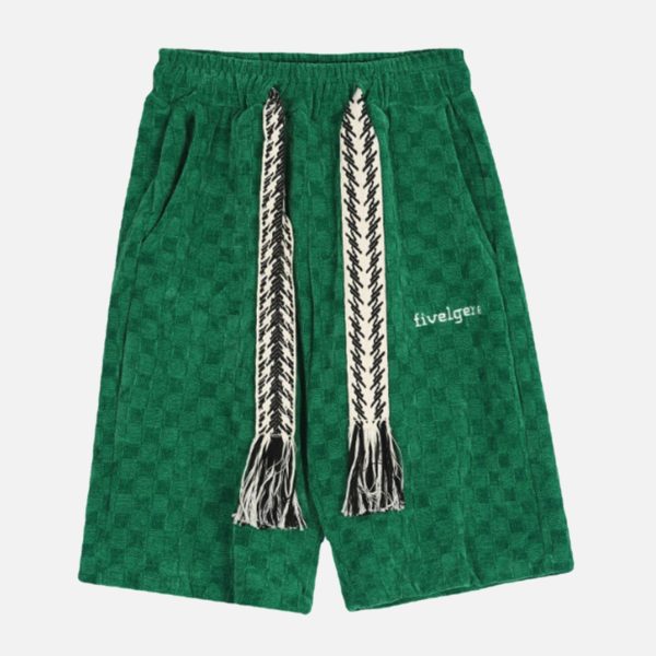 Embroidered Corduroy Shorts -1181
