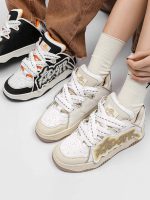 High Street Thick Bottom Board Shoes Couple Models -1591