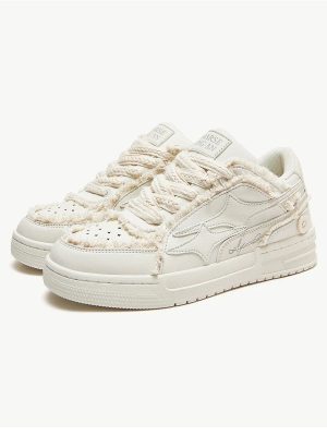 Casual White Board Shoes - 1466