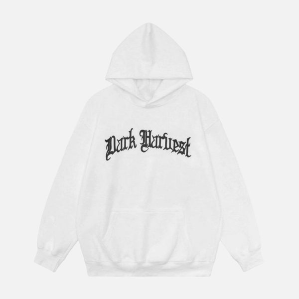 Pentagram Print Hooded Sweatshirt