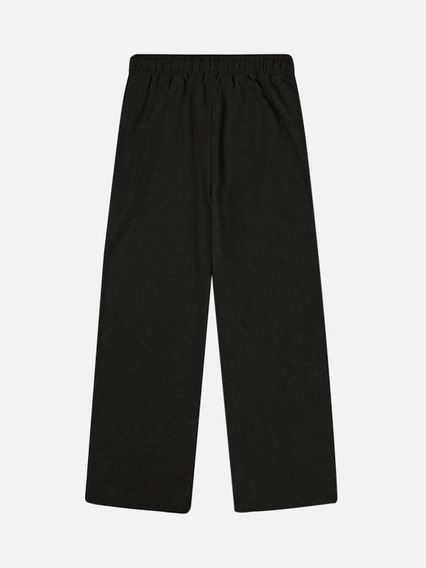 American Casual Suede Loose Pants