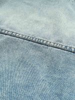 High Street Washed And Worn Denim Hoodie - 1464