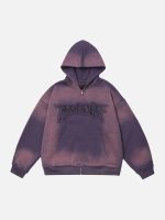 Print Gradient Hoodie