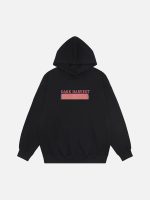 Sunset Letter Print Hooded Sweatshirt