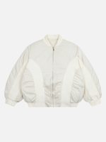 American Style Trend Simple Loose Warm Flight Cotton Jacket - 1482