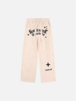 Alphabet Suede Pants