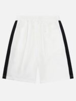 Color-coded Printed Casual Shorts