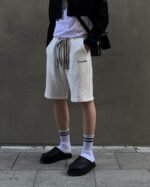 Embroidered Corduroy Shorts -1181