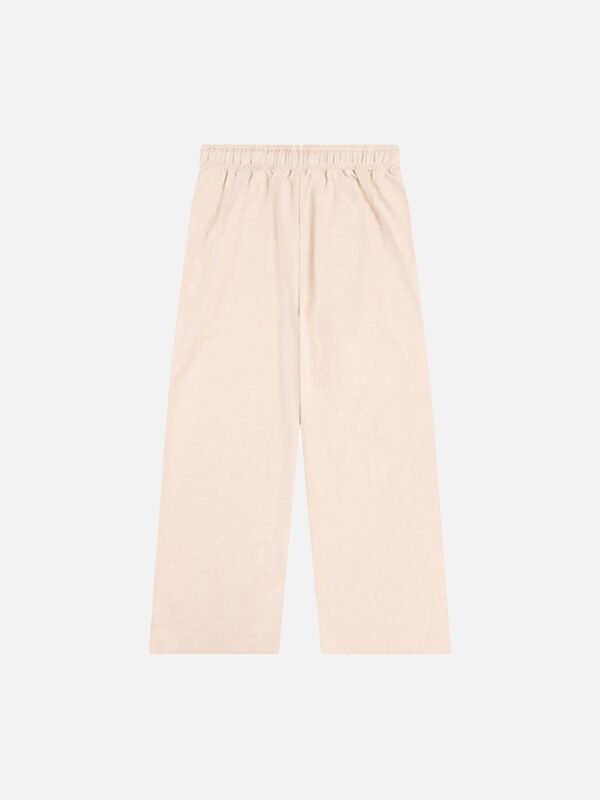 Alphabet Suede Pants