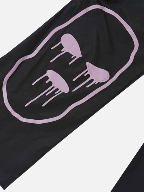 Letter Print Casual Work Pants