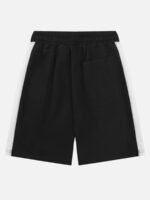 Color-coded Printed Casual Shorts