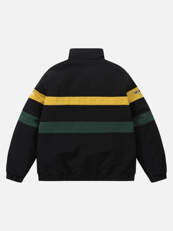 Biker Stand-up Collar Loose Thickened Cotton Jacket
