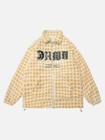 Lamb's Wool Vintage Plaid Jacket