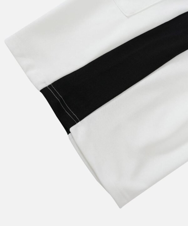 Color-coded Printed Casual Shorts