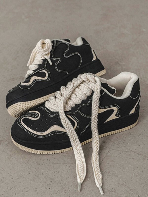 High Street Niche Design Skateboard Couple Shoes -1479