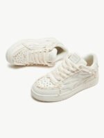 Casual White Board Shoes - 1466