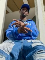 Star Letter Print Zipper Hoodie Jacket - 1540