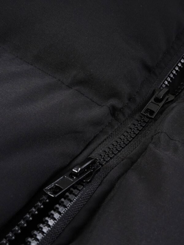 American Retro Letter Print Autumn And Winter Thickening Loose Down Jacket Couple Models -1393