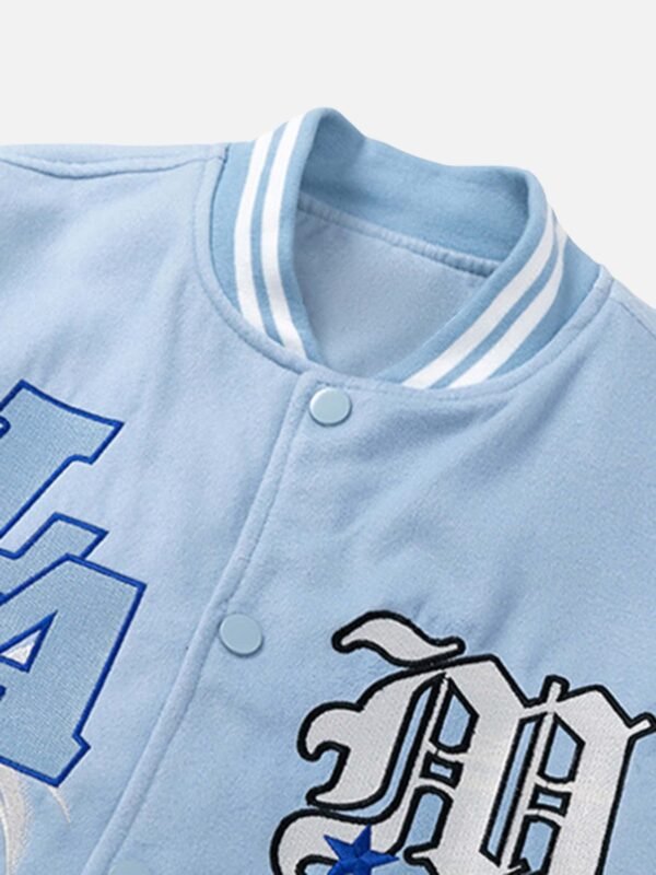 Alphabet Embroidery Flame Baseball Jerseys